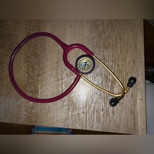 Plum Tubing Stethoscope with Gold Chestpiece